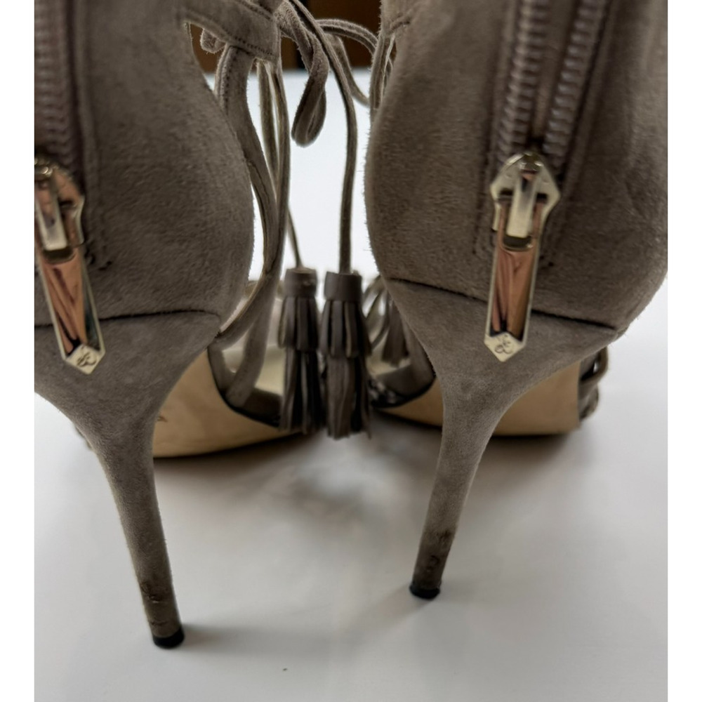 Sam Edelman Strapy High Heels w/ Python Print sz 9.5 - Picture 4 of 6